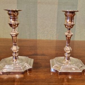 Pair Sterling Candlesticks