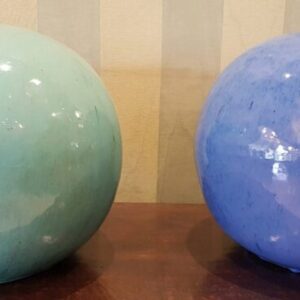 Pair Terracotta Spheres